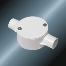 PVC Insulating Electrical Drive Two Way Circular Box 
