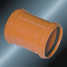DIN Drainage Upvc Socket Rubber Spigot Grey Color 